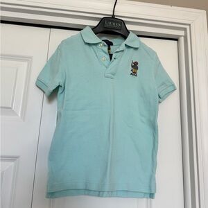 Ralph Lauren Kids Aqua Polo Shirt